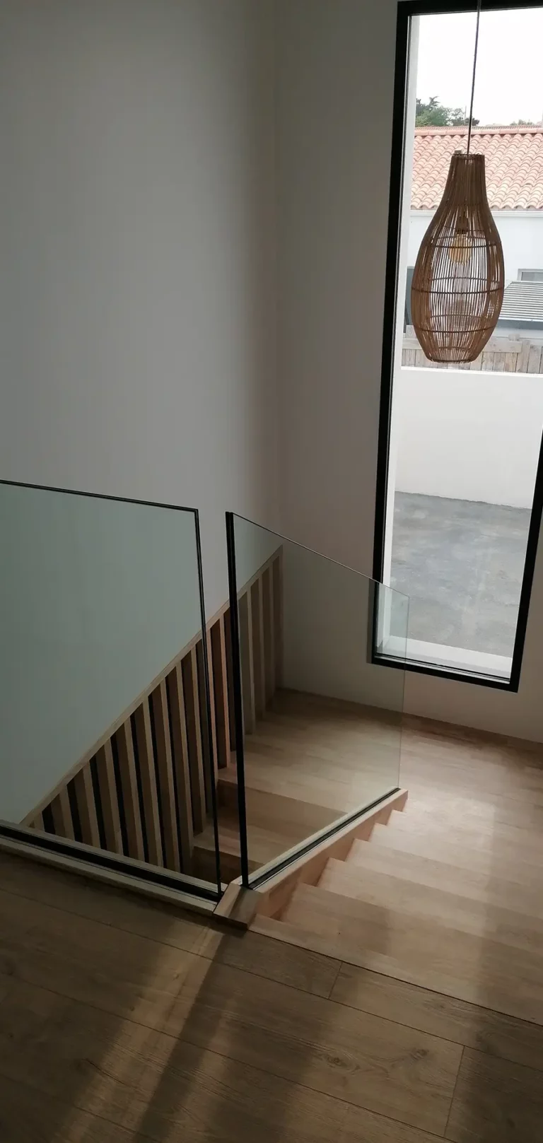escalier haut de gamme dans maison individuelle