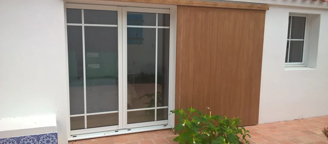 ouverture pvc avec volets bois